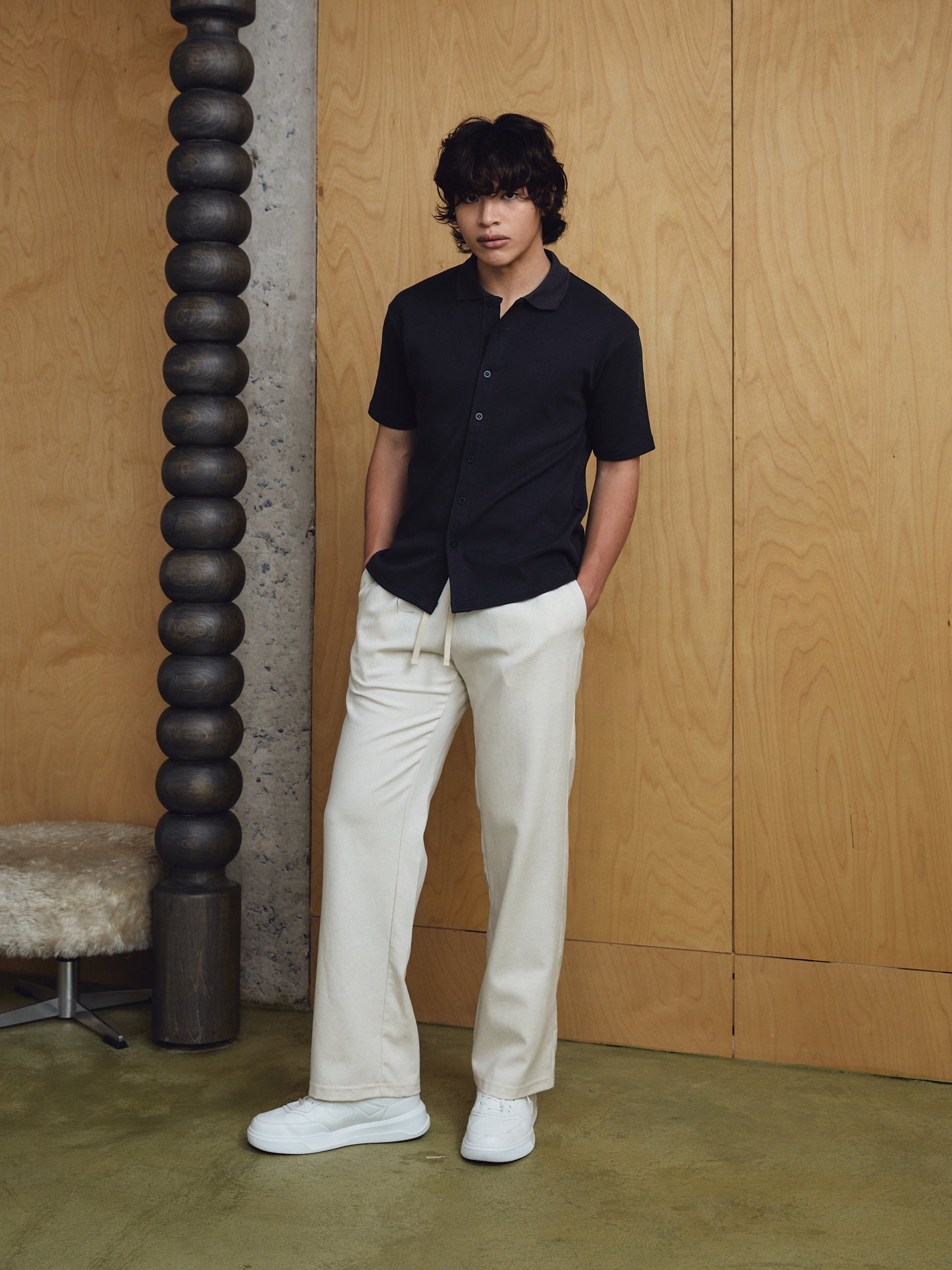 Marcel Buttoned up shirt - Dark Heather