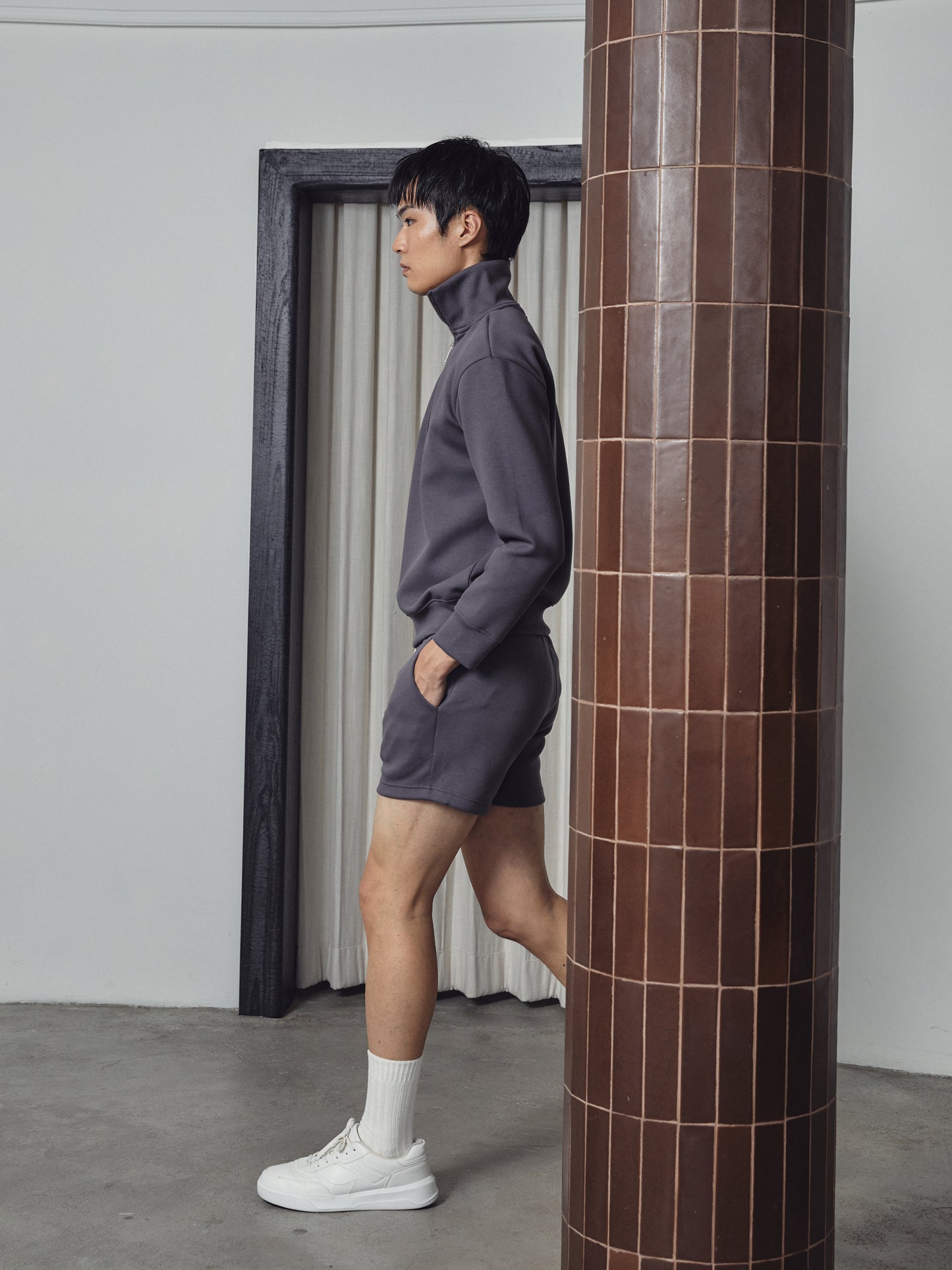 Jude Summer Sweatshorts Dust Grey