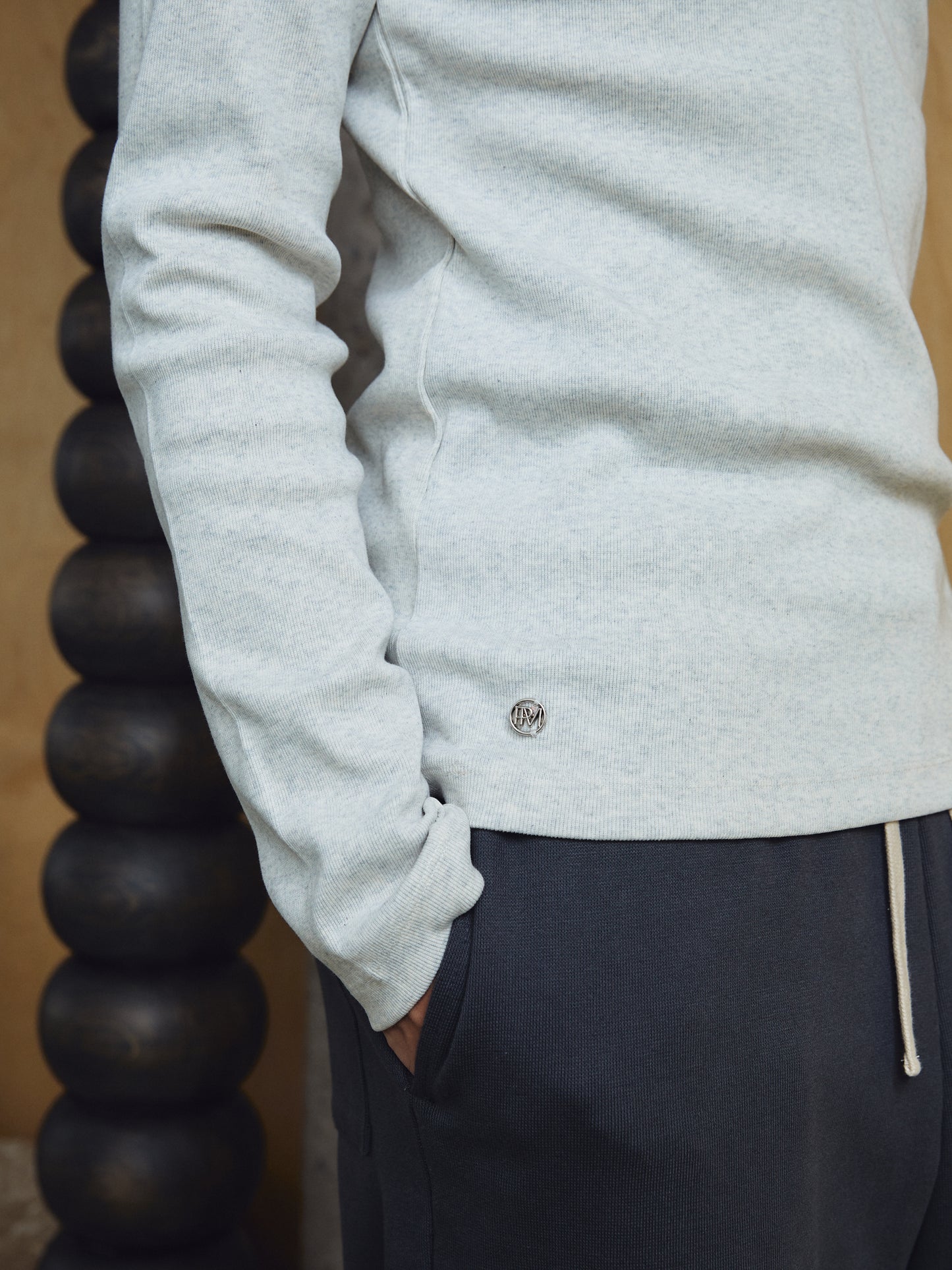 Roen Henley T-Shirt - Sustainble Cotton