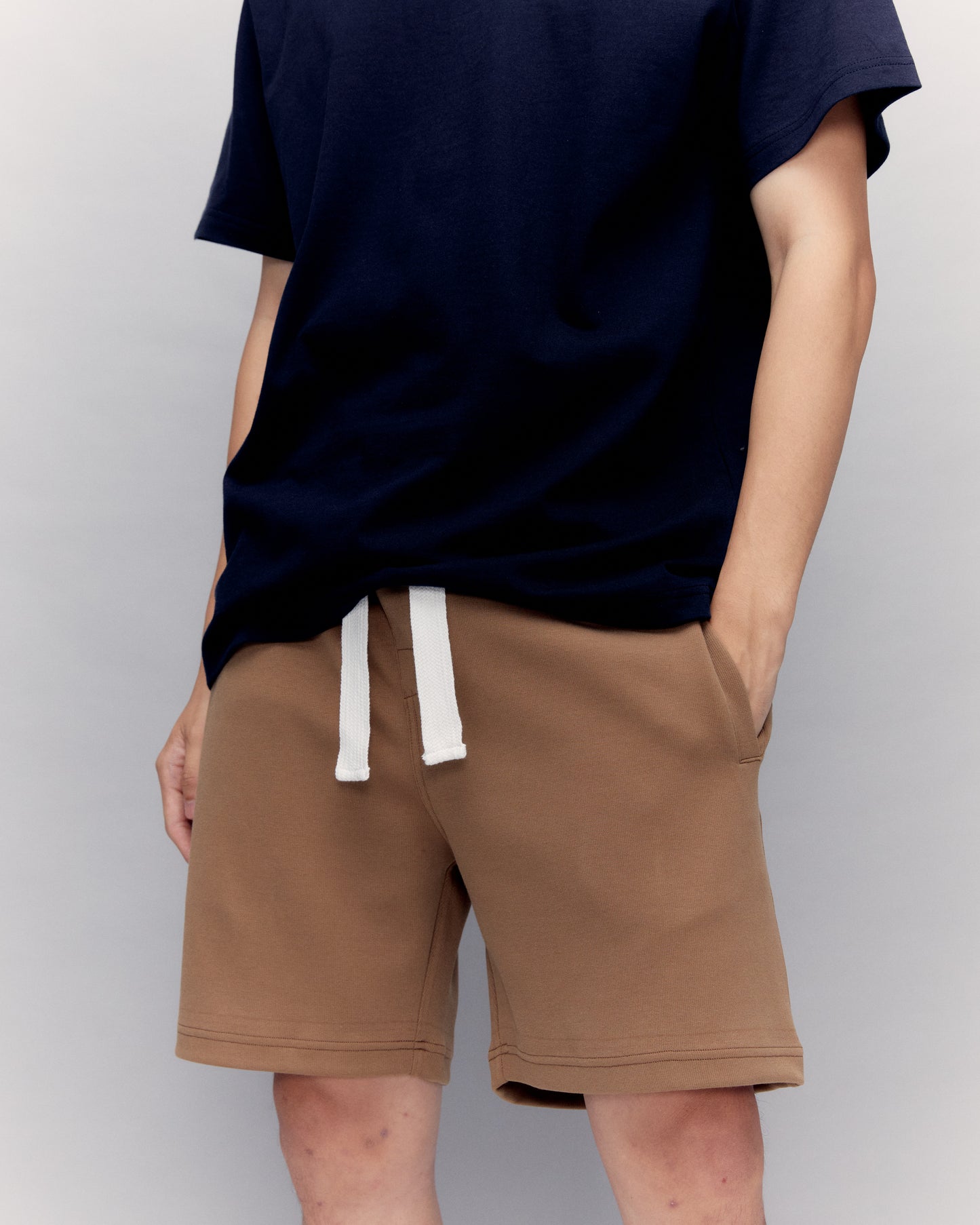 Ash Brown Essentials Track Shorts