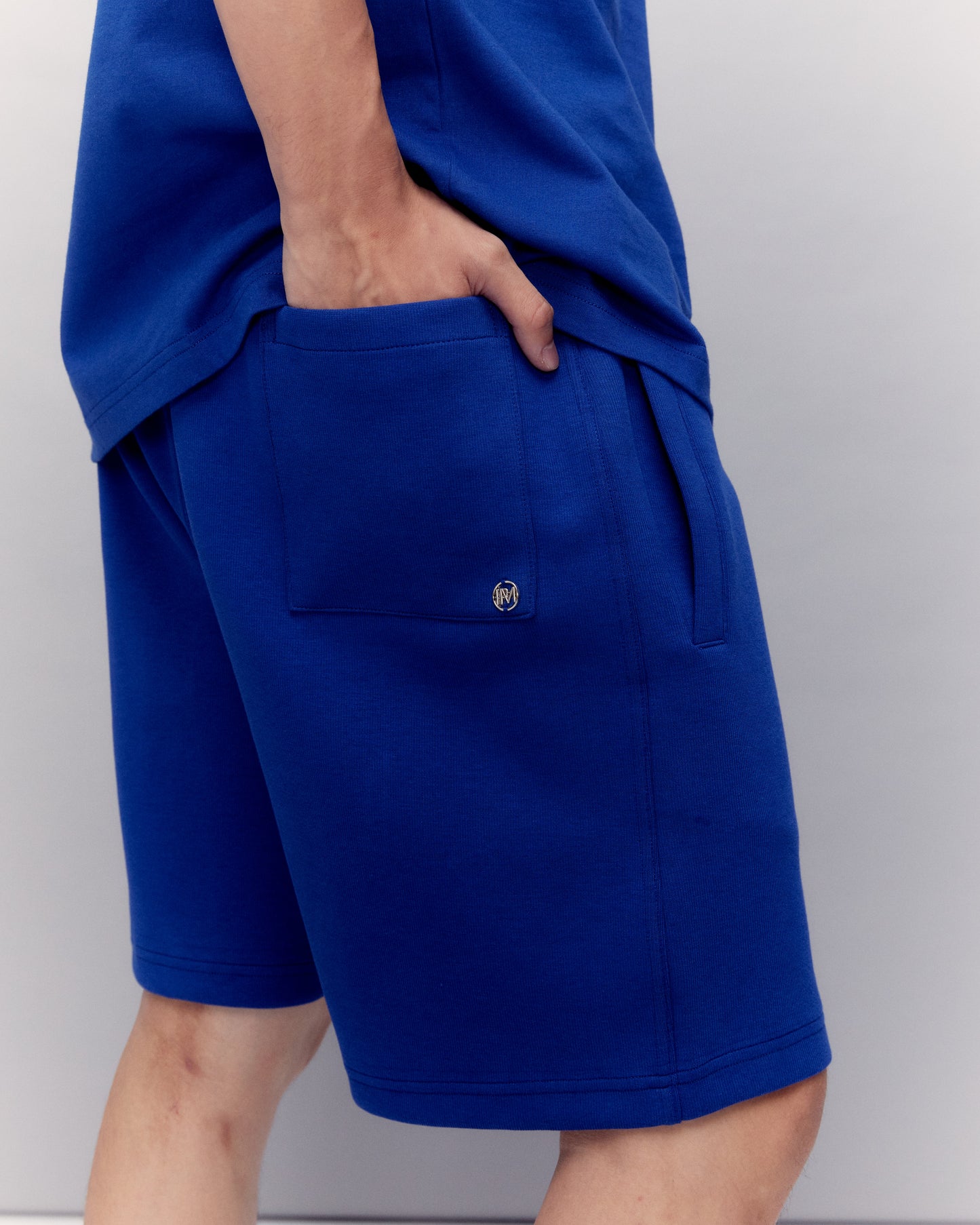 Cobalt Blue Essentials Track Shorts