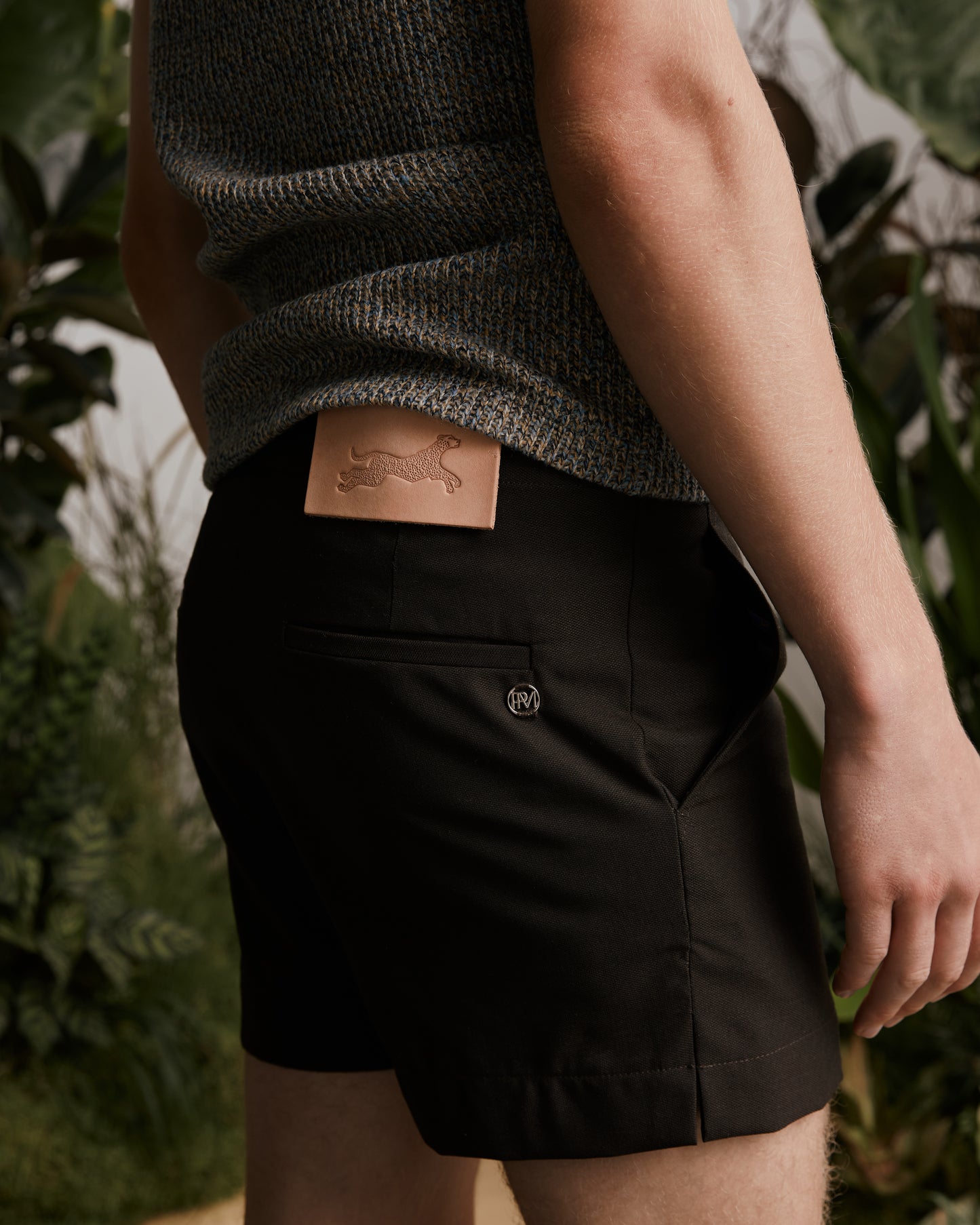 Dark Brown Summer Shorts