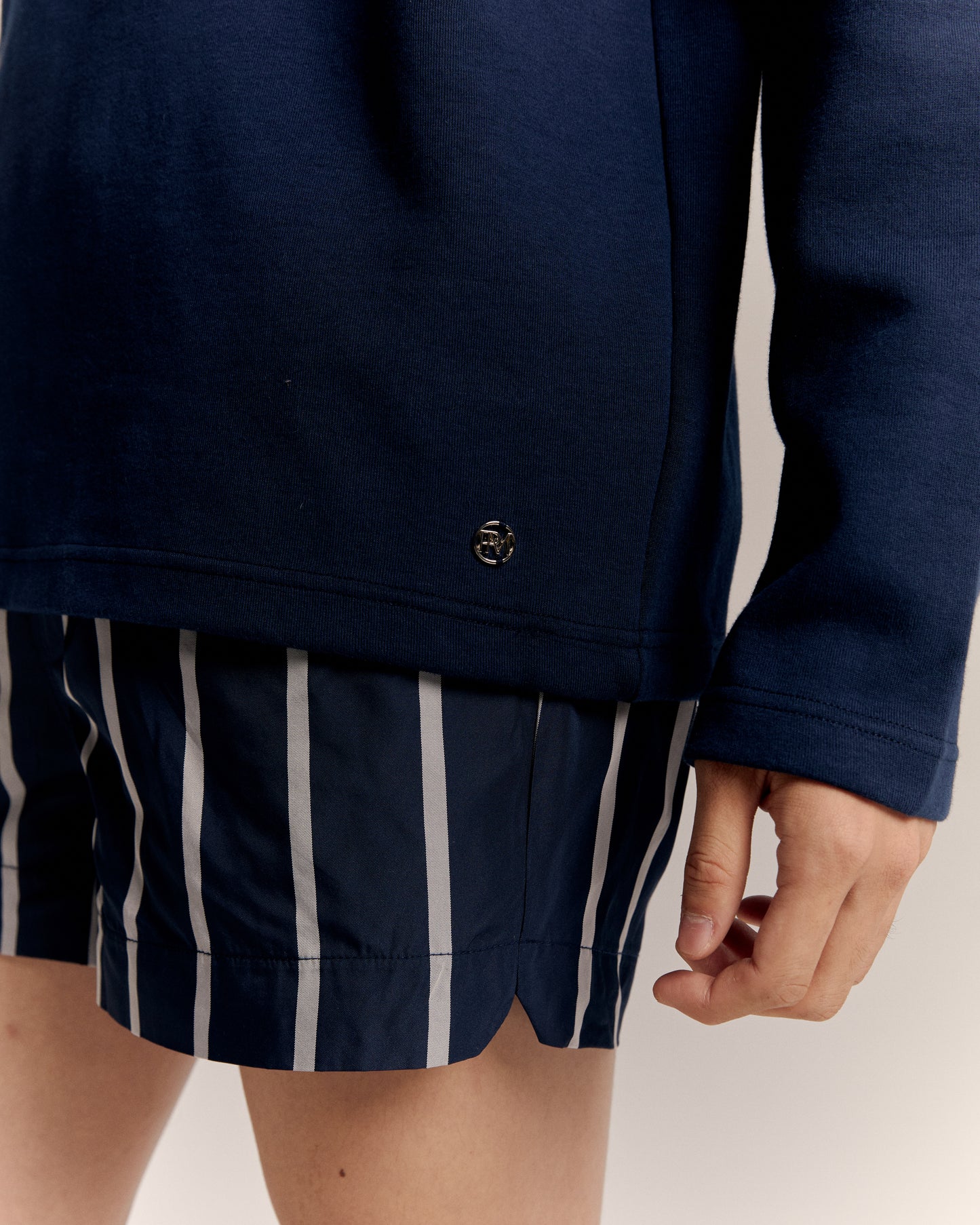 Stripe Swim Trunks