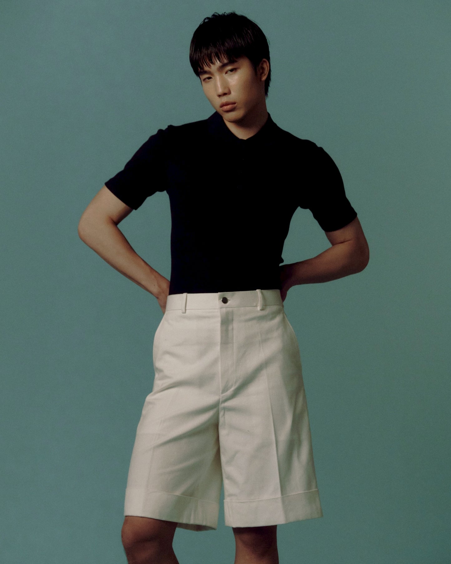 Navy Blue Slim Fit Polo Shirt