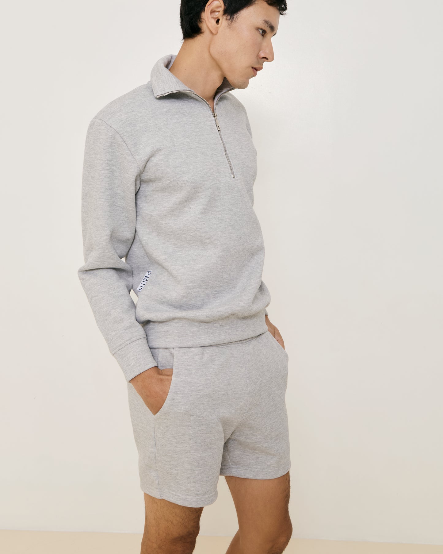 Grey Summer Sweat Short