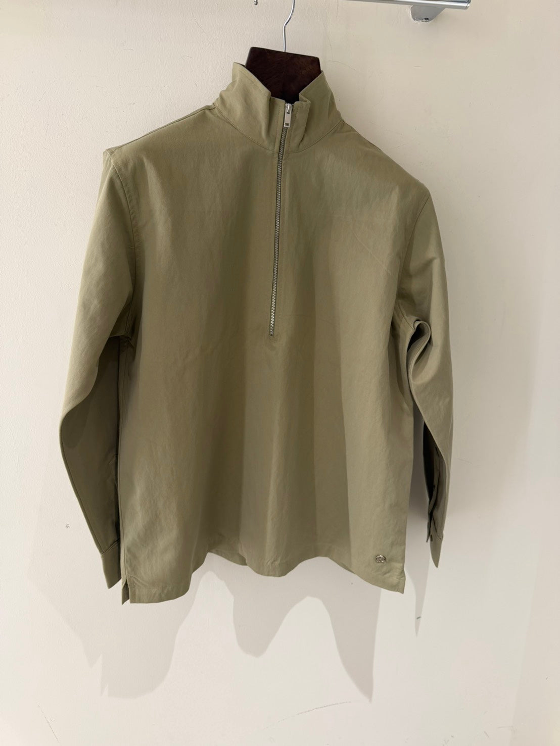 Nolan Quarter-zip in Moss Green