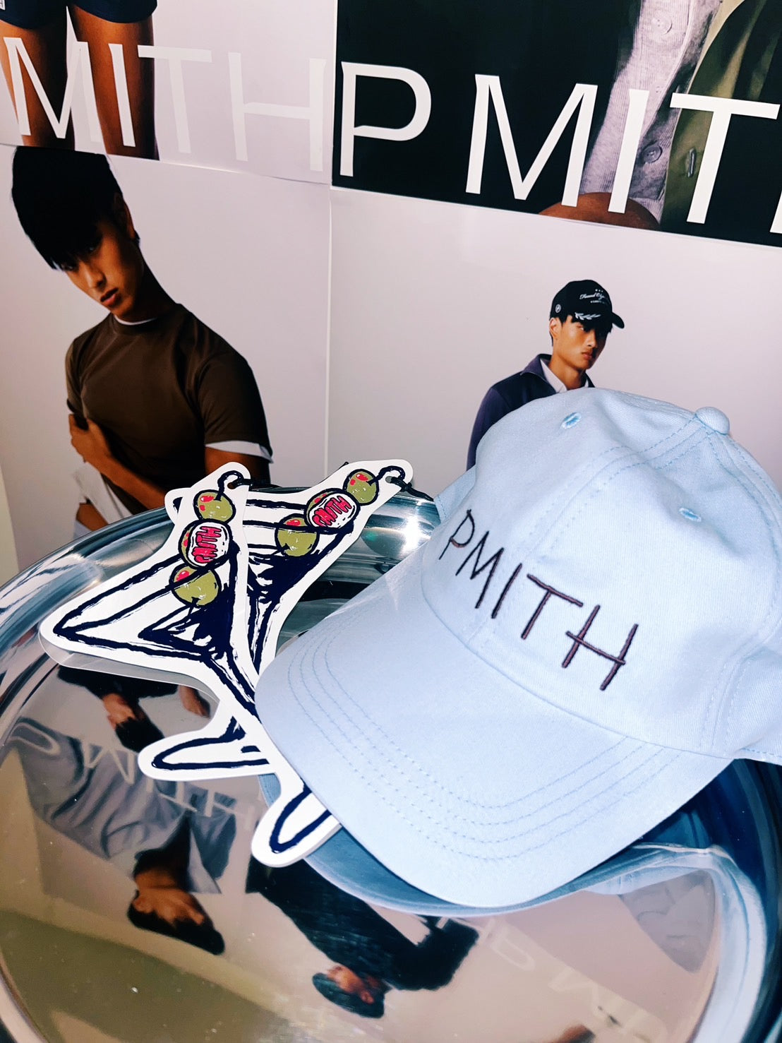 P Logo Cap in Blue