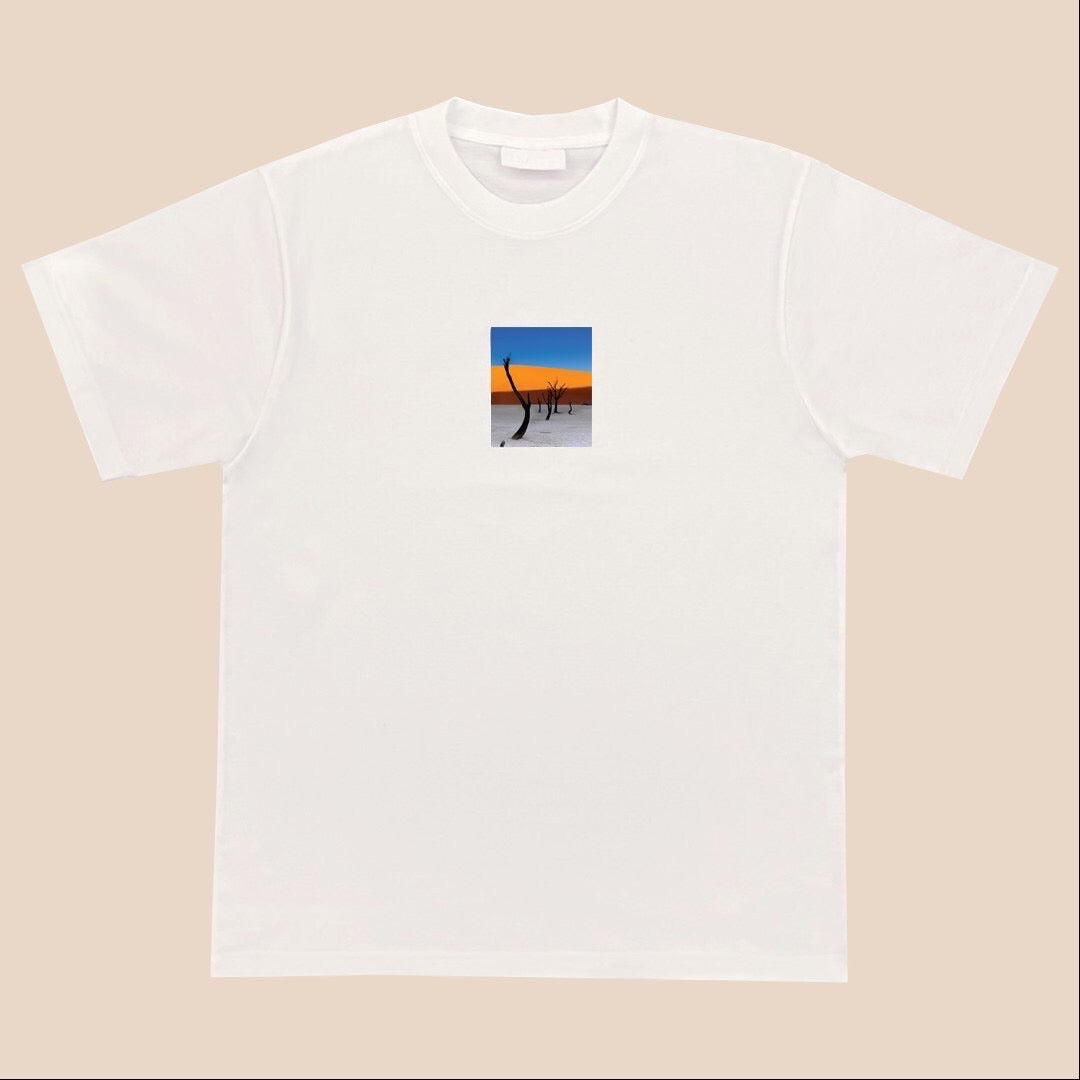 Cotton T-Shirt Landscape Departure