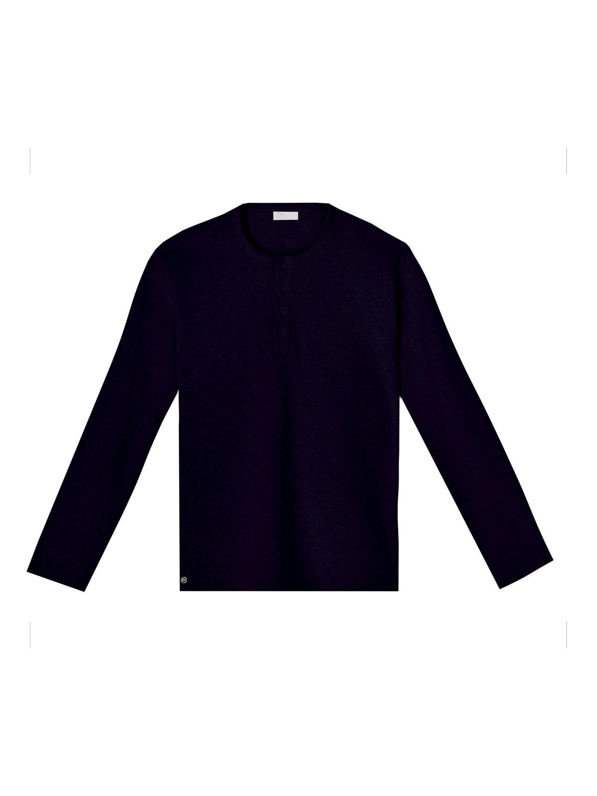 Roen Henley T-Shirt - Navy Blue