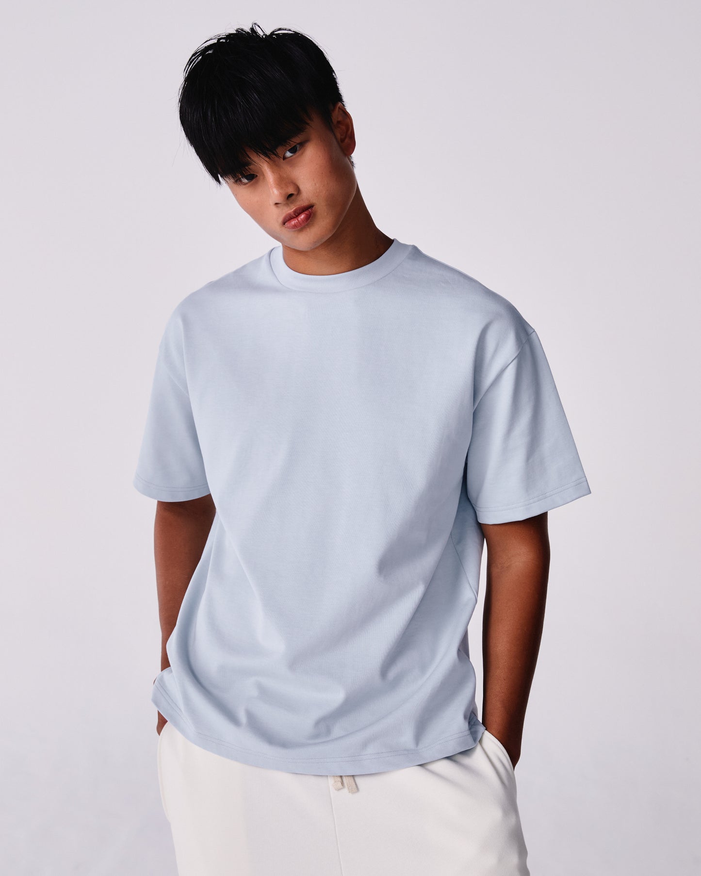 Elan Oversized T-Shirt Baby Blue