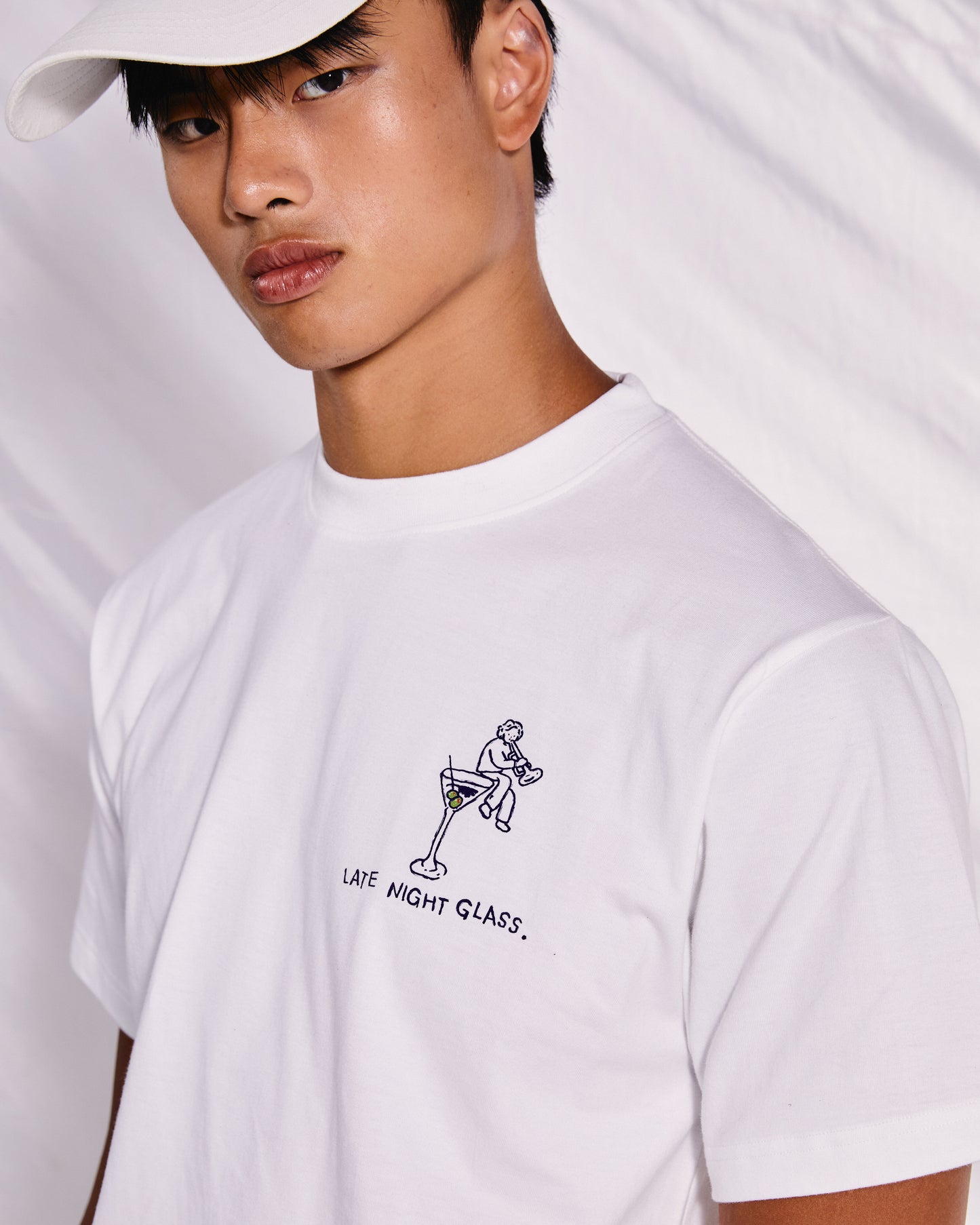 White  Sip & Sound T-Shirt