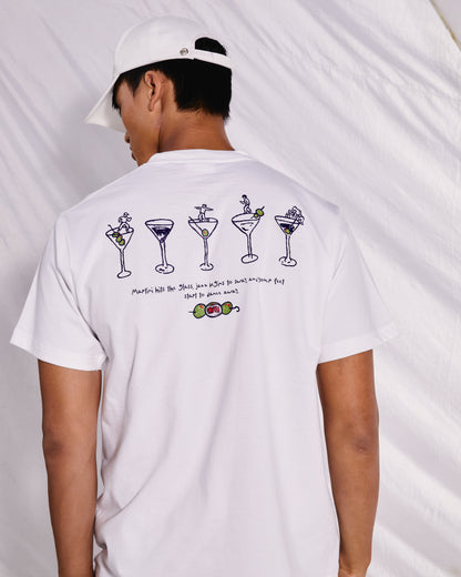 White  Sip & Sound T-Shirt