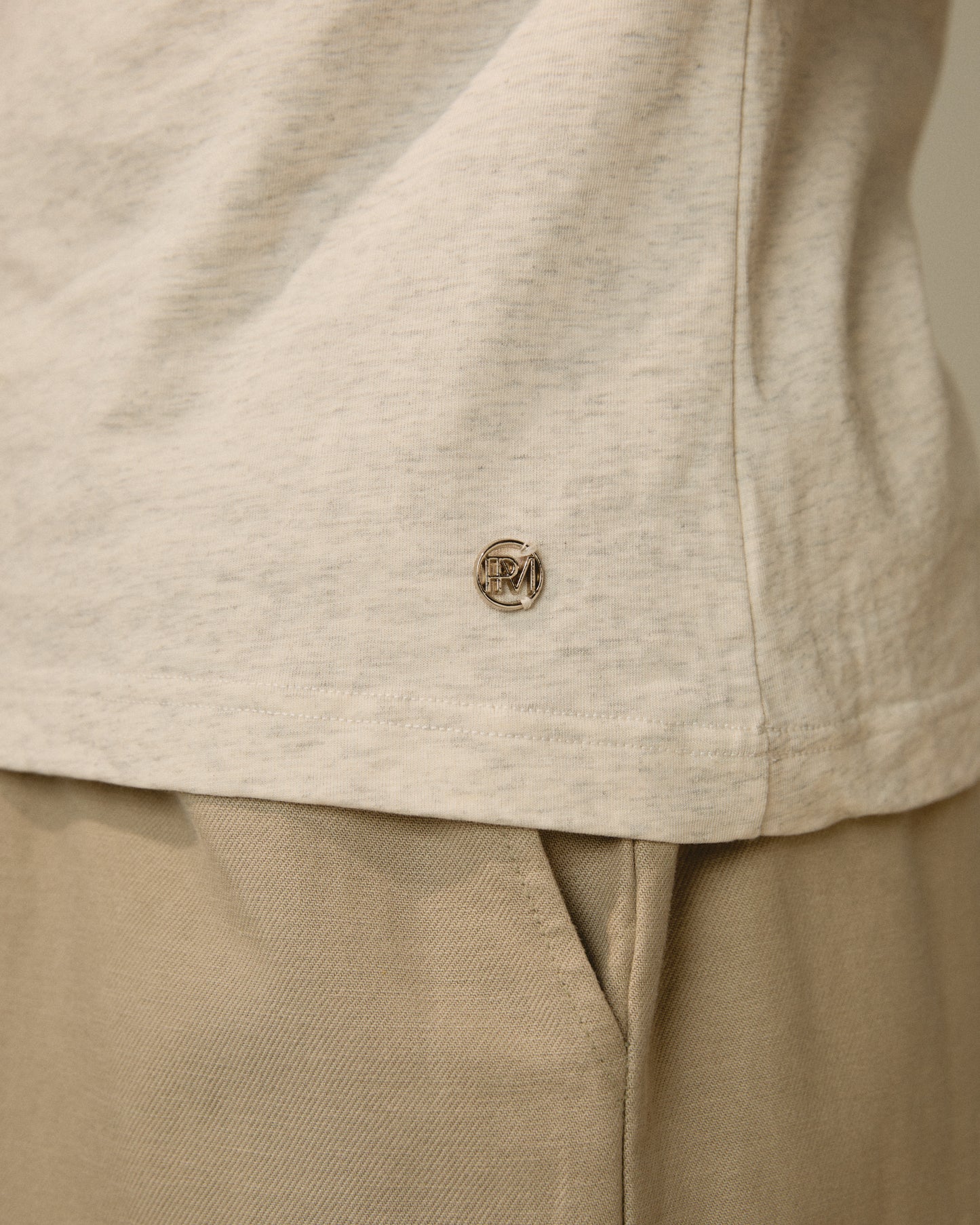 Arlo Slim T-Shirt-Bone