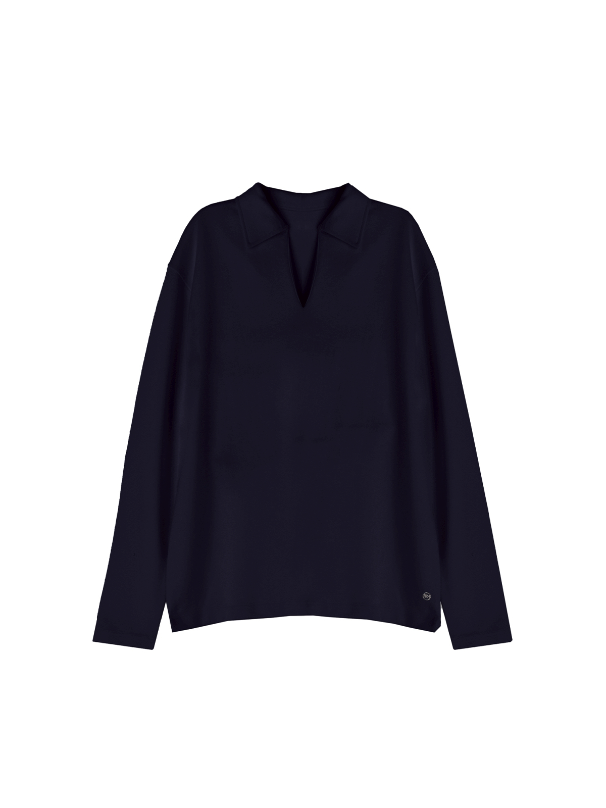 Djon Longsleeve t-shirt Navy Blue