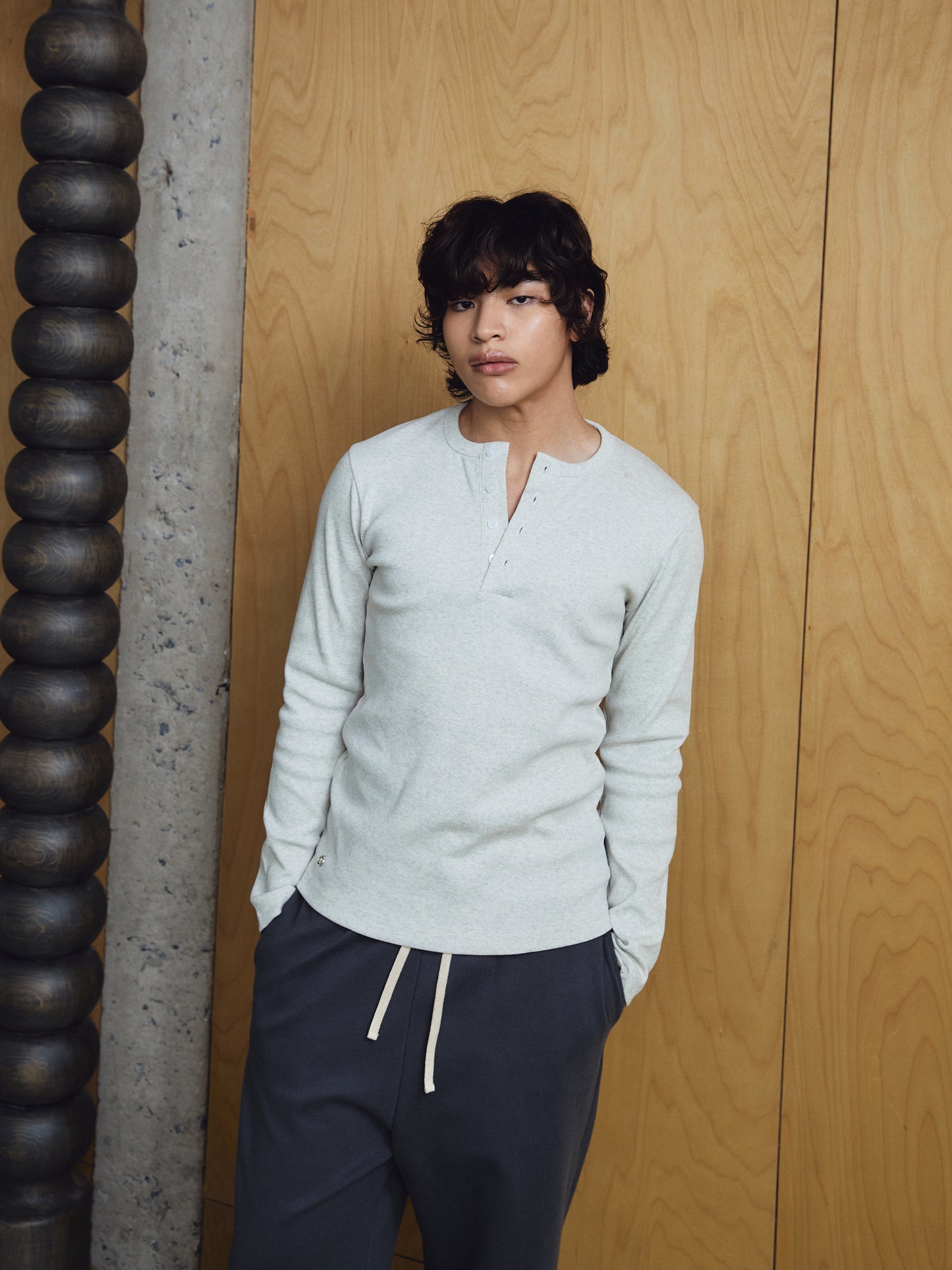 Roen Henley T-Shirt - Sustainble Cotton