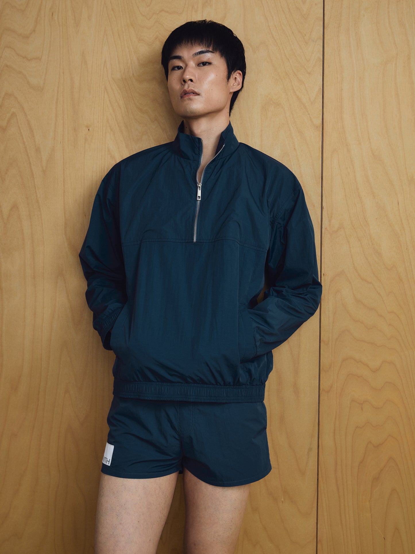 Axis Nylon Sweater - Mineral Blue