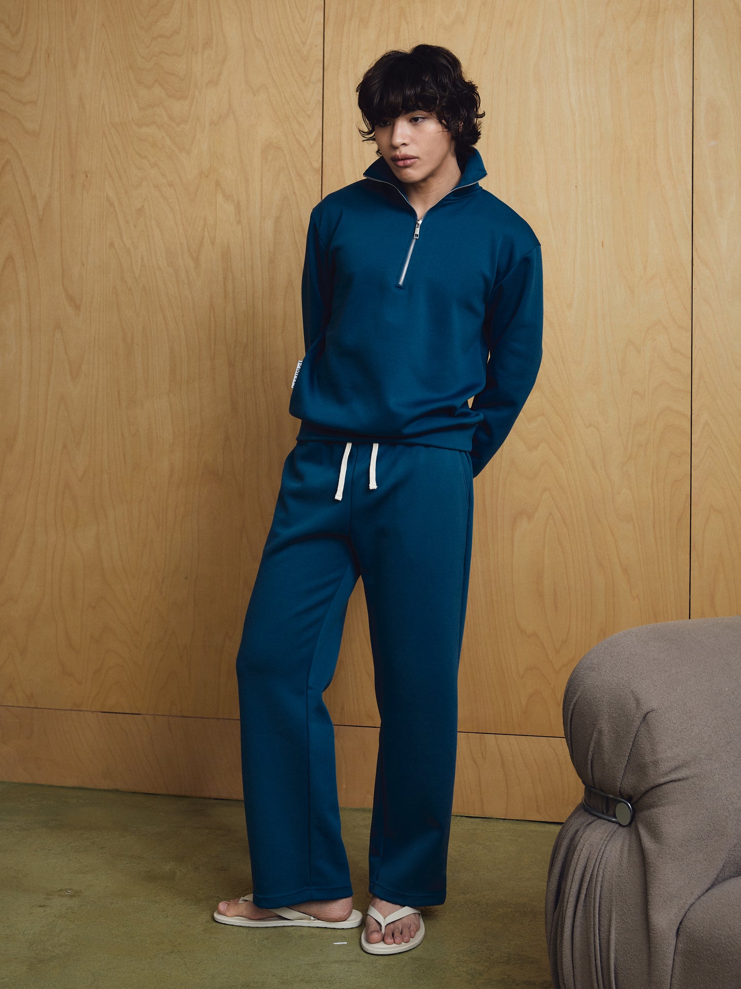 Reid Sweatzip Mineral Blue