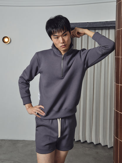 Reid Sweatzip Dust Grey