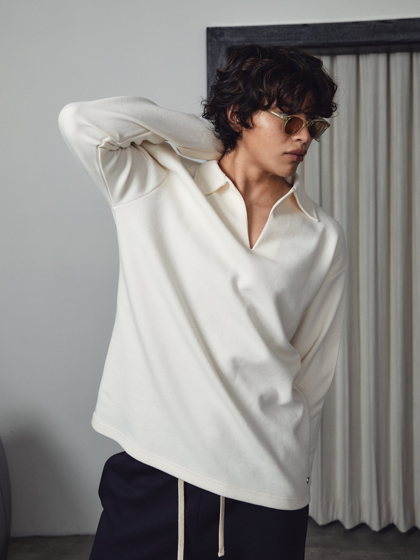 Djon Longsleeve t-shirt Bone