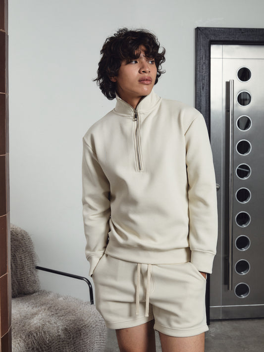 Jude Summer Sweatshorts Bone