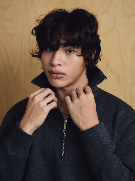 Reid Sweatzip Dark Heather