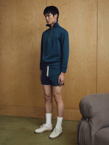 Jude Summer Sweatshorts Mineral Blue