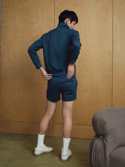 Jude Summer Sweatshorts Mineral Blue