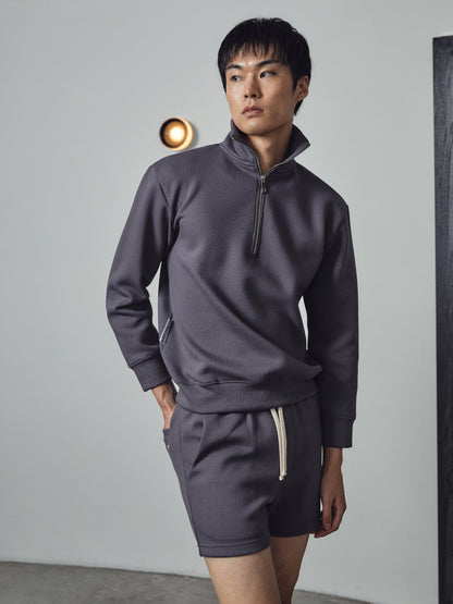 Reid Sweatzip Dust Grey