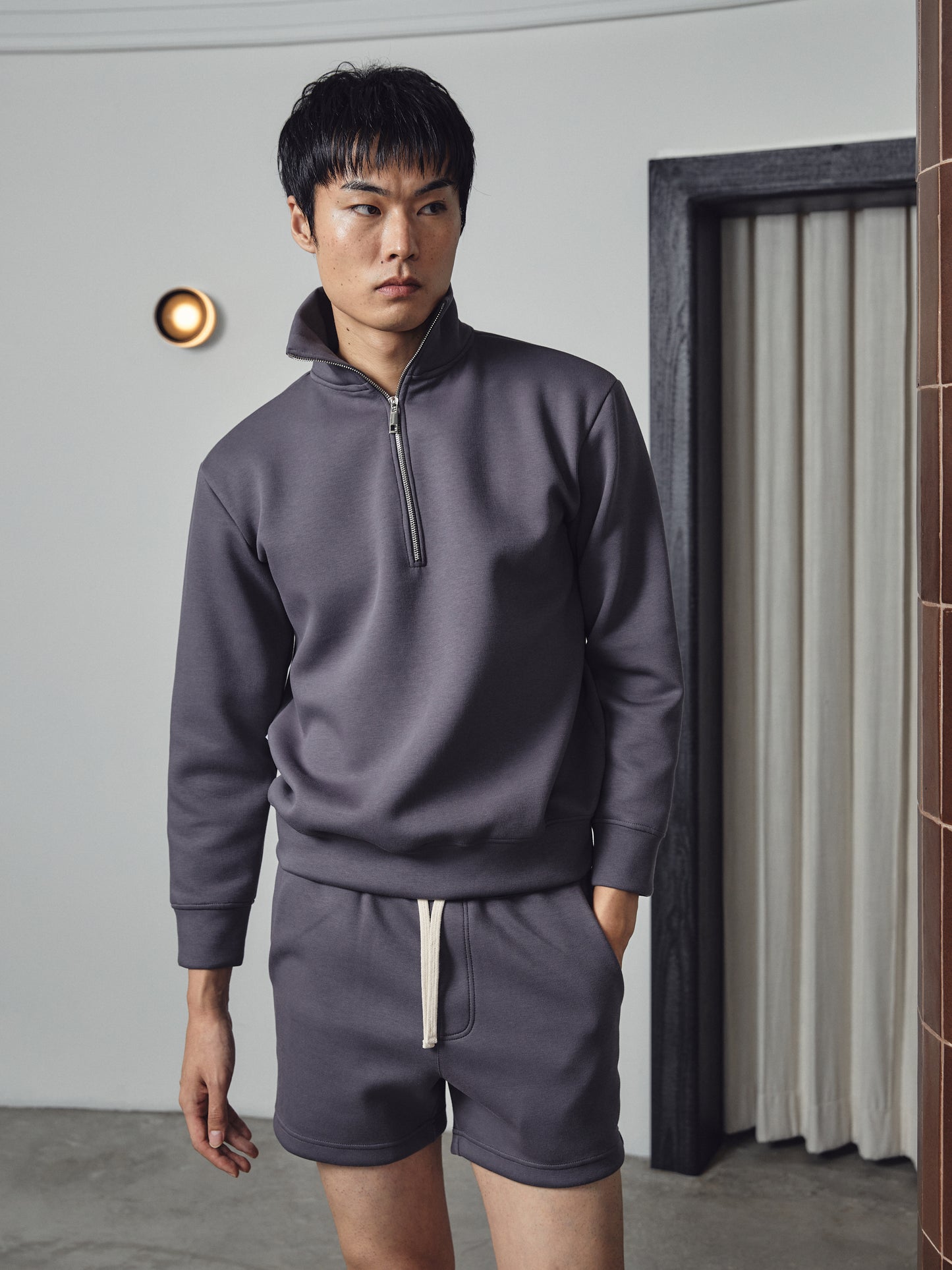 Jude Summer Sweatshorts Dust Grey