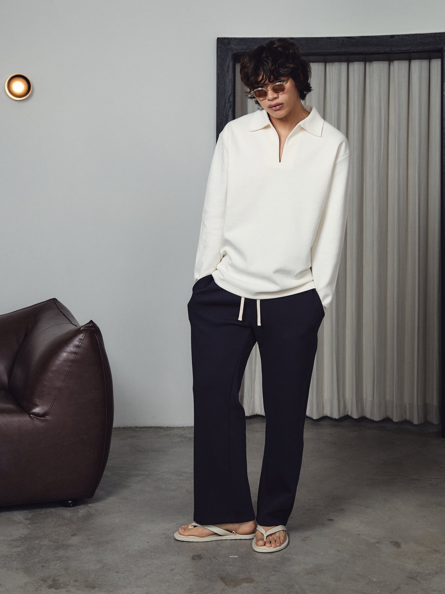 Djon Longsleeve t-shirt Bone