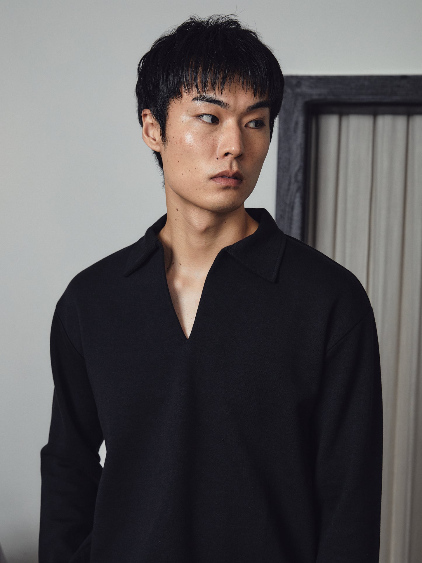 Djon Longsleeve t-shirt Black