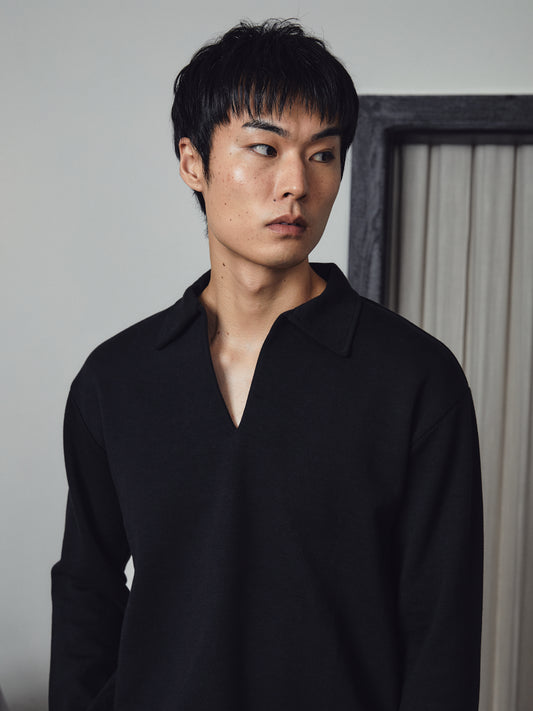 Djon Longsleeve t-shirt Black