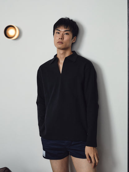 Djon Longsleeve t-shirt Black