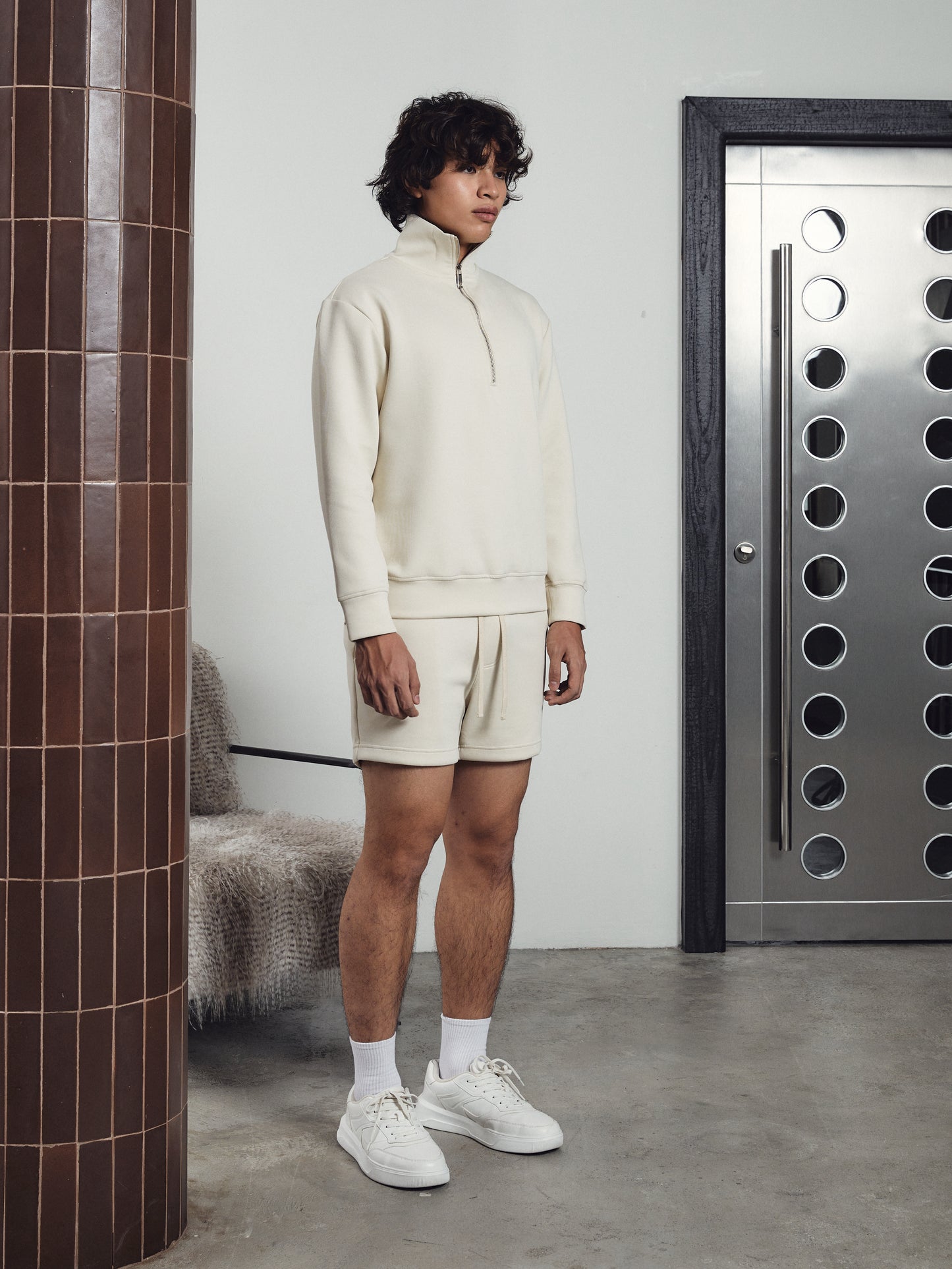 Jude Summer Sweatshorts Bone