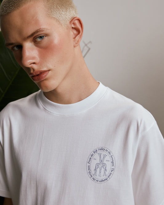 White Savanna Run T-Shirt