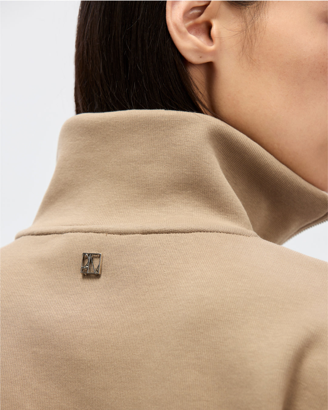 Reid Sweatzip in Clay