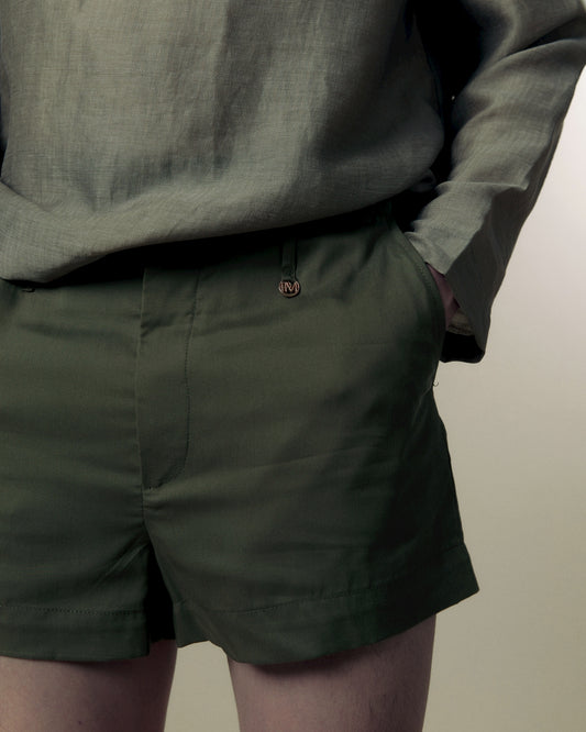Olive Green Sumer Shorts