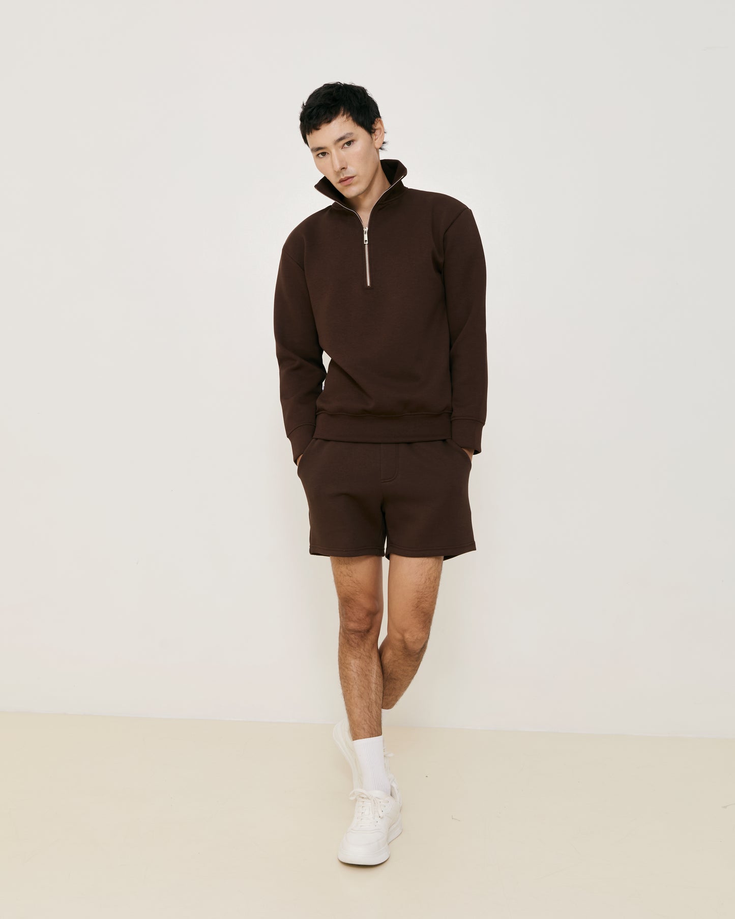 Jude Summer Sweatshorts  Brown