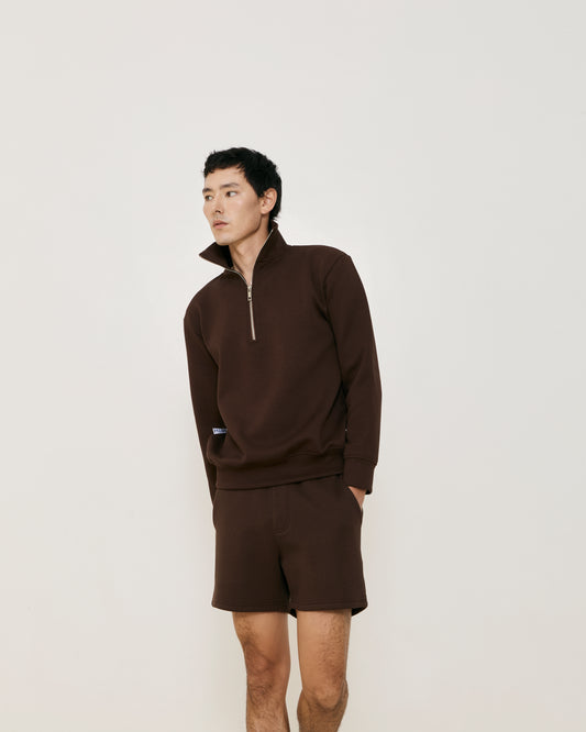 Jude Summer Sweatshorts  Brown