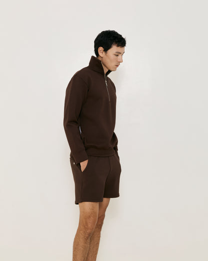 Jude Summer Sweatshorts  Brown