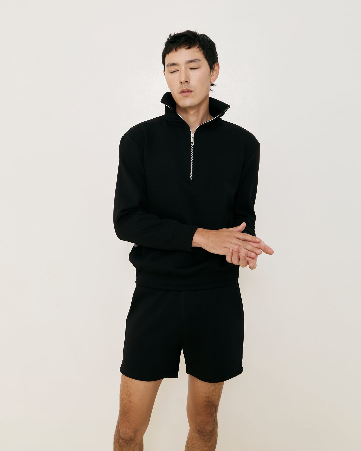 Jude Summer Sweatshorts  Black