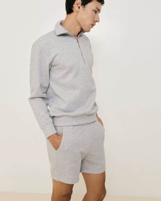 Grey Summer Sweat Short