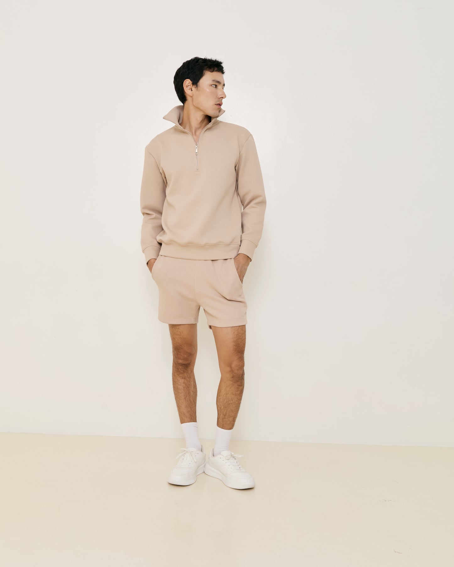 Jude Summer Sweatshorts  Beige