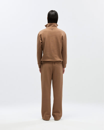 Reese Straight Cut Sweapants in Sepia Brown