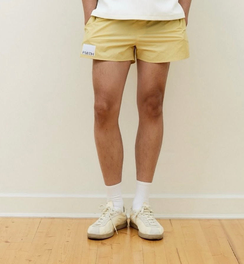 Tilo Nylon Boxer Shorts in Butter