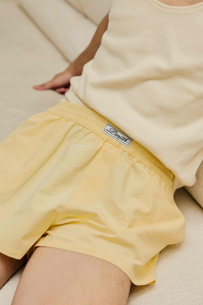 Tilo Striped Boxer Shorts in Butter