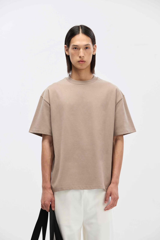 Elan Oversized T-Shirt in Clay