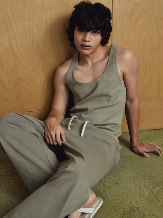 Tago Tank Top - Moss Green