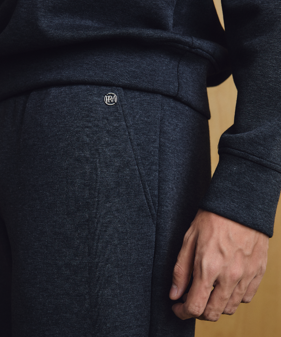 Reese Straight-cut Sweatpants Dark Heather