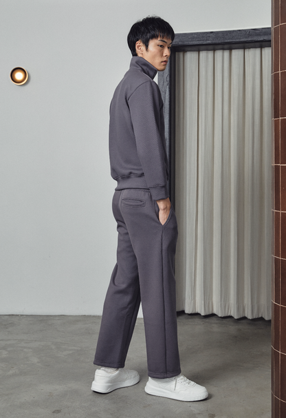 Reese Straight-cut Sweatpants Dust Grey